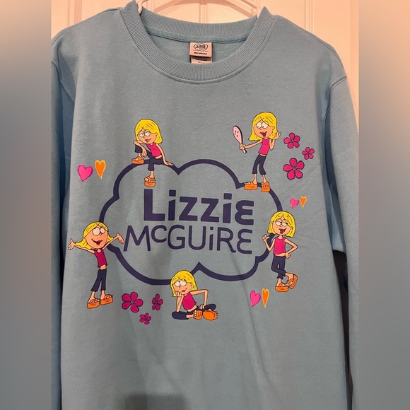 Lizzie McGuire Retro Lizzie Floral Women's Crewneck - Picture 5 of 8